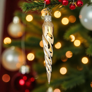 vintage icicle ornament
