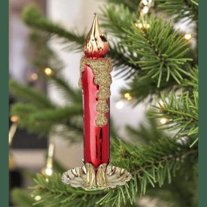 Candlelight red - 11 cm
