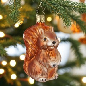 Squirrel - Julgransprydnad ekorre - 9,5 cm