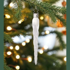 Frosty Cone - Joulukuusenkoriste jääpuikko - 13,5 cm