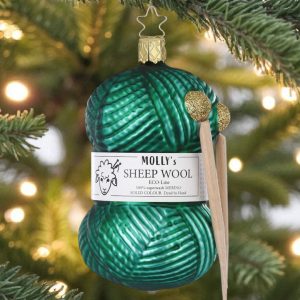 Knitting joy green - garnnystan grön - 11,5 cm