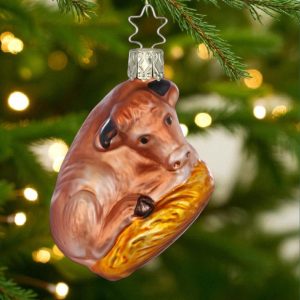 Cow - joulukuusenkoriste lehmä - 8 cm