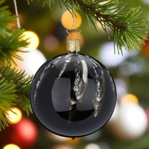 Flowing marble - black XL - 10 cm