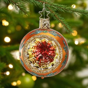 Christmas Sparklers - Joulupallo - Orange 6 cm