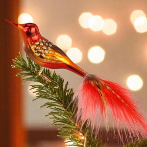 Fairytale singer - glasfågel 9,5 cm